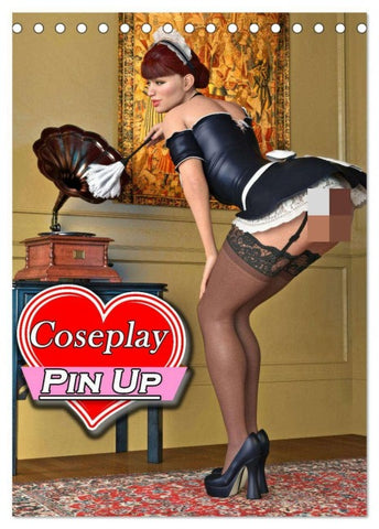 Coseplay Pin Up (Tischkalender 2026 DIN A5 hoch), CALVENDO Monatskalender