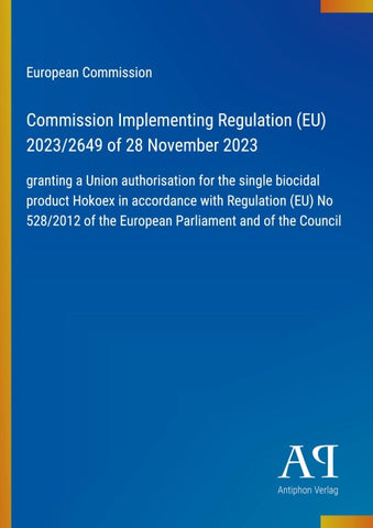 Commission Implementing Regulation (EU) 2023/2649 of 28 November 2023