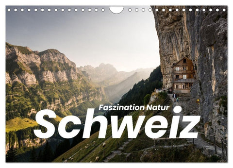 Schweiz - Faszination Natur (Wandkalender 2027 DIN A4 quer), CALVENDO Monatskalender