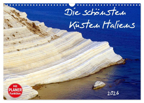 Die schönsten Küsten Italiens (Wandkalender 2026 DIN A3 quer), CALVENDO Monatskalender