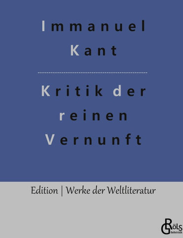 Kritik der reinen Vernunft