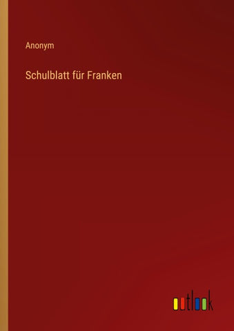 Schulblatt für Franken