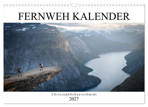 Fernweh Kalender (Wandkalender 2027 DIN A3 quer), CALVENDO Monatskalender