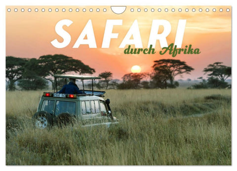 Safari durch Afrika (Wandkalender 2026 DIN A4 quer), CALVENDO Monatskalender
