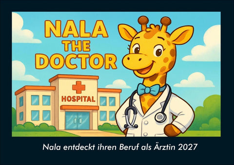 Nala entdeckt ihren Beruf als Ärztin 2027 Fotokalender DIN A4