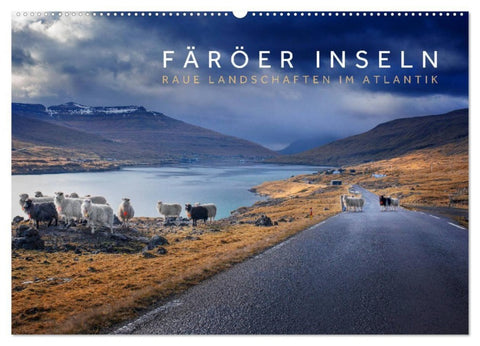 Färöer Inseln - Raue Landschaften im Atlantik (Wandkalender 2027 DIN A2 quer), CALVENDO Monatskalender