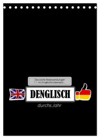 DENGLISCH durchs Jahr (Tischkalender 2027 DIN A5 hoch), CALVENDO Monatskalender