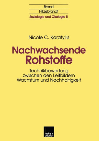 Nachwachsende Rohstoffe