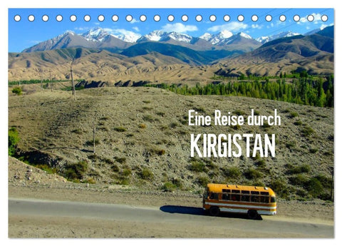 Eine Reise durch Kirgistan (Tischkalender 2026 DIN A5 quer), CALVENDO Monatskalender