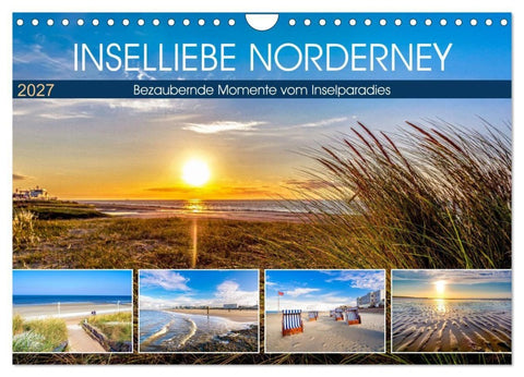 INSELLIEBE NORDERNEY (Wandkalender 2027 DIN A4 quer), CALVENDO Monatskalender