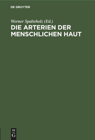 Die Arterien der menschlichen Haut