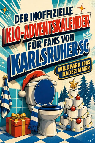 Der inoffizielle Klo-Adventskalender für Fans von Karlsruher SC