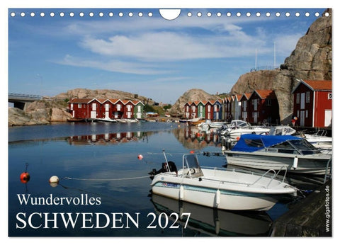 Wundervolles Schweden 2027 (Wandkalender 2027 DIN A4 quer), CALVENDO Monatskalender