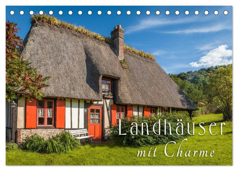 Landhäuser mit Charme (Tischkalender 2027 DIN A5 quer), CALVENDO Monatskalender