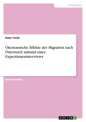 Ökonomische Effekte der Migration nach Österreich anhand eines Expertinneninterviews