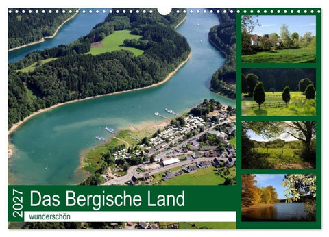 Das Bergische Land - wunderschön (Wandkalender 2027 DIN A3 quer), CALVENDO Monatskalender