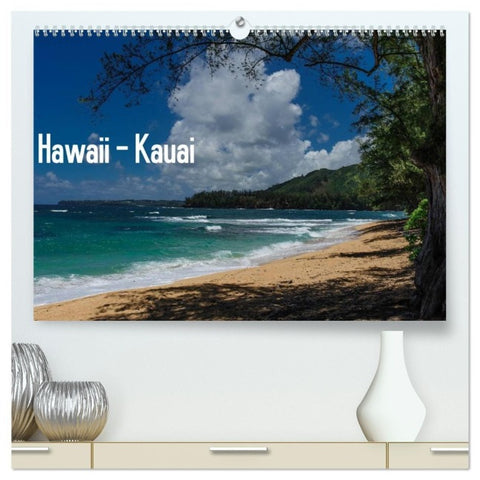 Hawaii - Kauai (hochwertiger Premium Wandkalender 2026 DIN A2 quer), Kunstdruck in Hochglanz