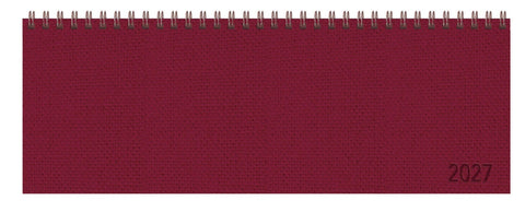 Tischkalender quer Professional Premium 2027 rot