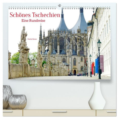 Schönes Tschechien - Eine Rundreise (hochwertiger Premium Wandkalender 2027 DIN A2 quer), Kunstdruck in Hochglanz