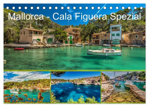 Mallorca - Cala Figuera Spezial (Tischkalender 2027 DIN A5 quer), CALVENDO Monatskalender