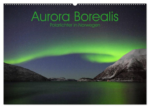 Aurora Borealis: Polarlichter in Norwegen (Wandkalender 2026 DIN A2 quer), CALVENDO Monatskalender