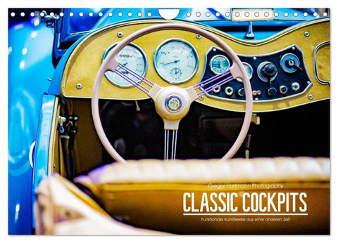 CLASSIC COCKPITS - Funktionale Kunstwerke aus einer anderen Zeit (Wandkalender 2026 DIN A4 quer), CALVENDO Monatskalender