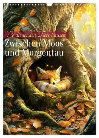Zwischen Moos und Morgentau (Wandkalender 2026 DIN A3 hoch), CALVENDO Monatskalender