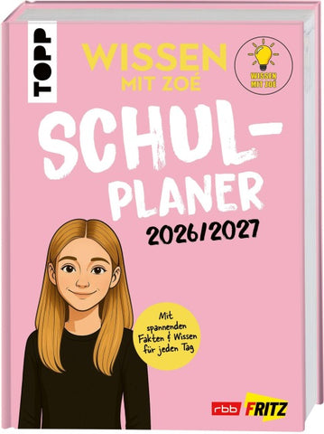 Wissen mit Zoé: Schulplaner 2026/2027