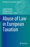 Abuse of Law in European Taxation