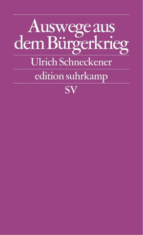 Auswege aus dem Bürgerkrieg