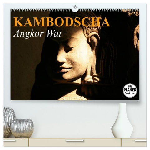 Kambodscha. Angkor Wat (hochwertiger Premium Wandkalender 2026 DIN A2 quer), Kunstdruck in Hochglanz