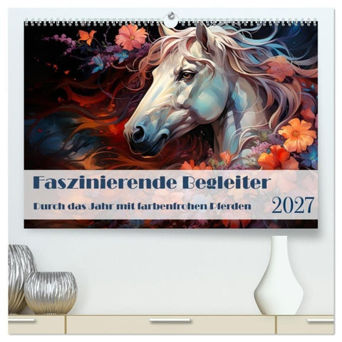 Faszinierende Begleiter (hochwertiger Premium Wandkalender 2027 DIN A2 quer), Kunstdruck in Hochglanz