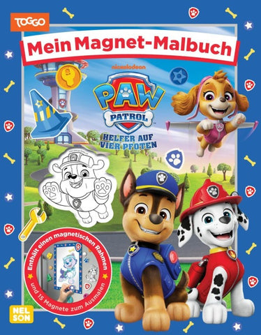 PAW Patrol Kindergartenheft: Mein Magnet-Malbuch