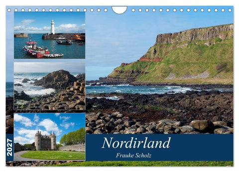 Nordirlands Highlights (Wandkalender 2027 DIN A4 quer), CALVENDO Monatskalender
