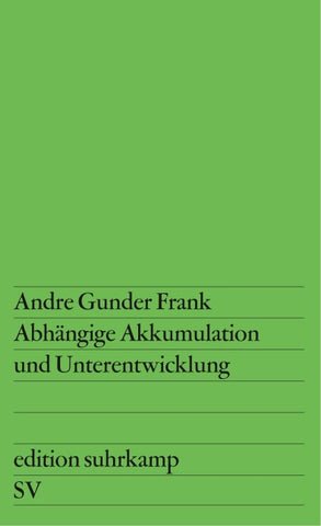 Abhängige Akkumulation und Unterentwicklung