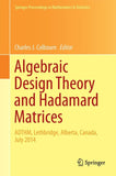 Algebraic Design Theory and Hadamard Matrices