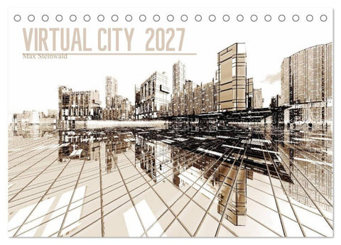 VIRTUAL CITY 2027 CH-Version (Tischkalender 2027 DIN A5 quer), CALVENDO Monatskalender