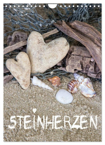 Steinherzen 2027 (Wandkalender 2027 DIN A4 hoch), CALVENDO Monatskalender