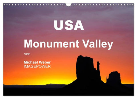 USA - Monument Valley (Wandkalender 2027 DIN A3 quer), CALVENDO Monatskalender