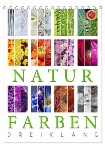 Natur Farben Dreiklang (Tischkalender 2027 DIN A5 hoch), CALVENDO Monatskalender