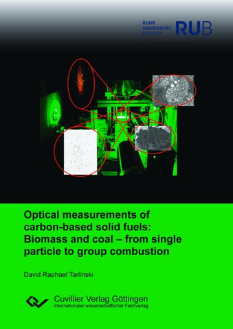 Optical measurements of carbon-based solid fuels: Biomass and coal – from single particle to group combustion