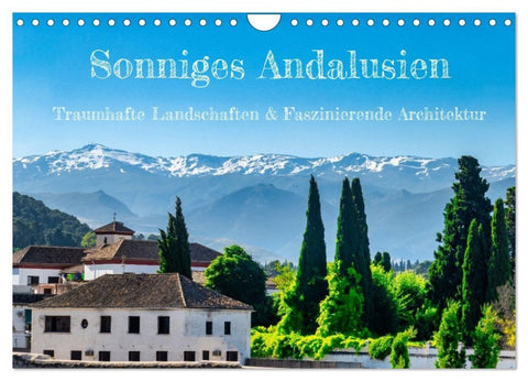 Sonniges Andalusien (Wandkalender 2027 DIN A4 quer), CALVENDO Monatskalender