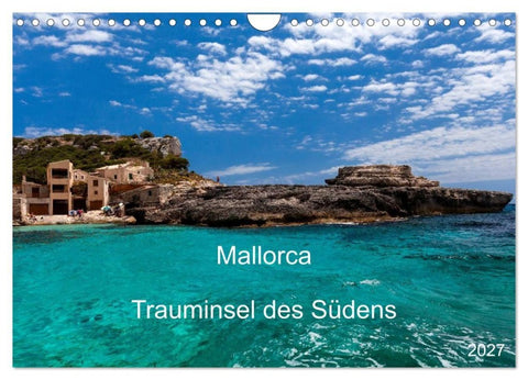 Mallorca - Trauminsel des Südens (Wandkalender 2027 DIN A4 quer), CALVENDO Monatskalender