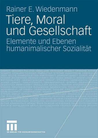 Tiere, Moral und Gesellschaft