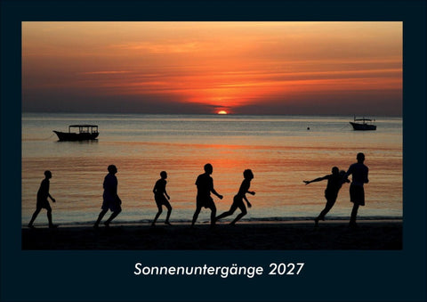 Sonnenuntergänge 2027 Fotokalender DIN A4