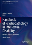 Handbook of Psychopathology in Intellectual Disability
