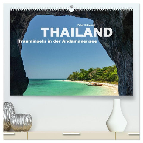 Thailand - Trauminseln in der Andamanensee (hochwertiger Premium Wandkalender 2027 DIN A2 quer), Kunstdruck in Hochglanz
