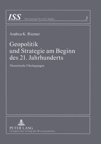 Geopolitik und Strategie am Beginn des 21. Jahrhunderts