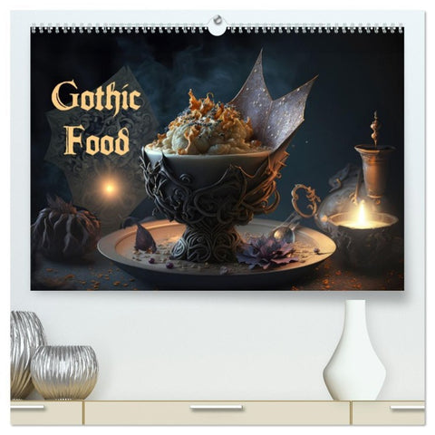 Gothic Food (hochwertiger Premium Wandkalender 2026 DIN A2 quer), Kunstdruck in Hochglanz
