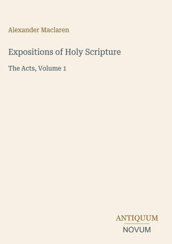 Expositions of Holy Scripture